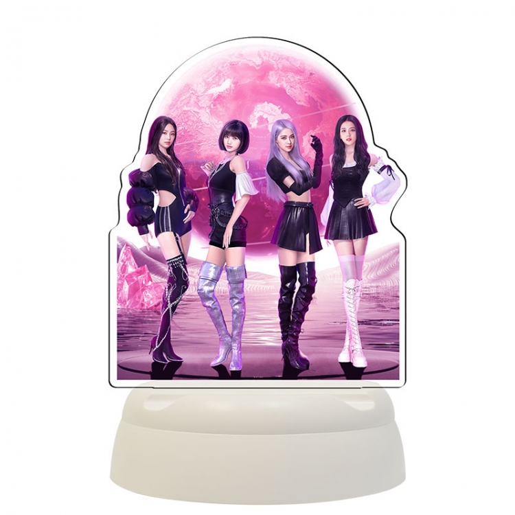 BLACKPINK Star Acrylic 3D night light Bluetooth speaker 124x124x193mm