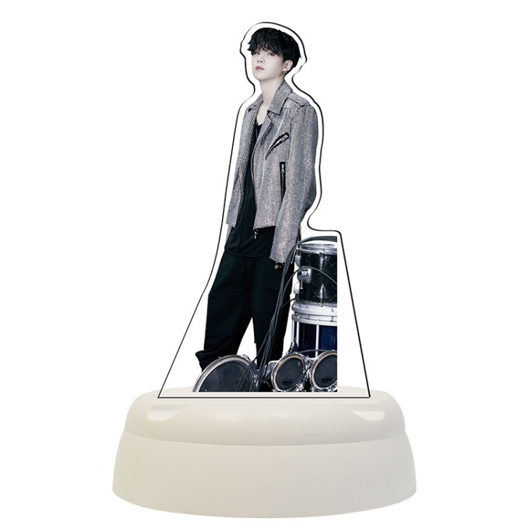 BTS Star Acrylic 3D night light Bluetooth speaker 124x124x193mm