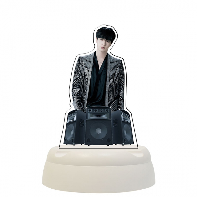 BTS Star Acrylic 3D night light Bluetooth speaker 124x124x193mm