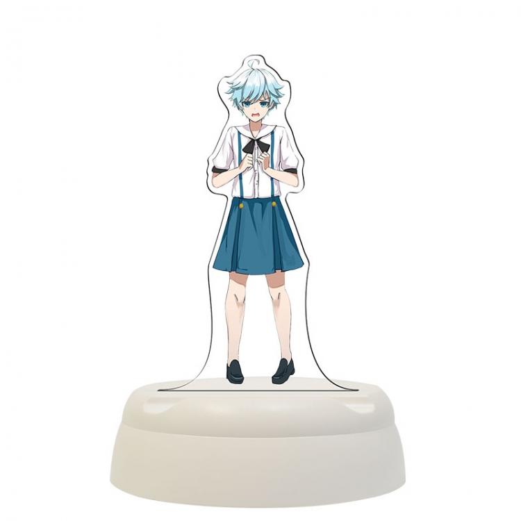 Genshin Impact  Acrylic 3D night light Bluetooth speaker around the game 124x124x193mm