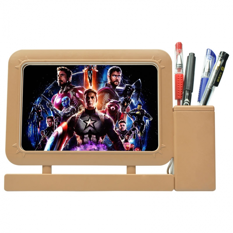 The avengers allianc Anime Acrylic Penholder Night Lamp 3mm Film