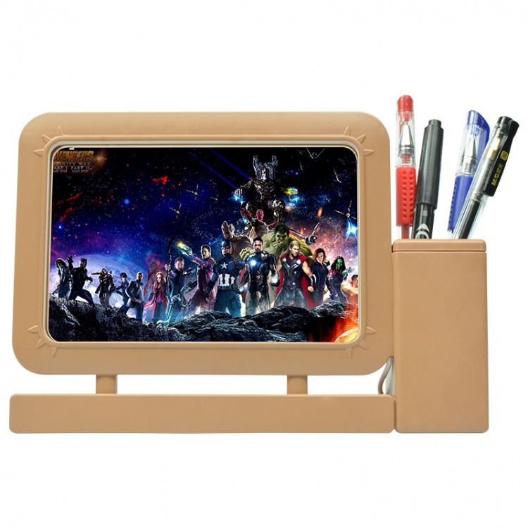 The avengers allianc Anime Acrylic Penholder Night Lamp 3mm Film