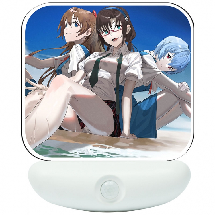 EVA Cartoon charging induction night light box package 12X8cm