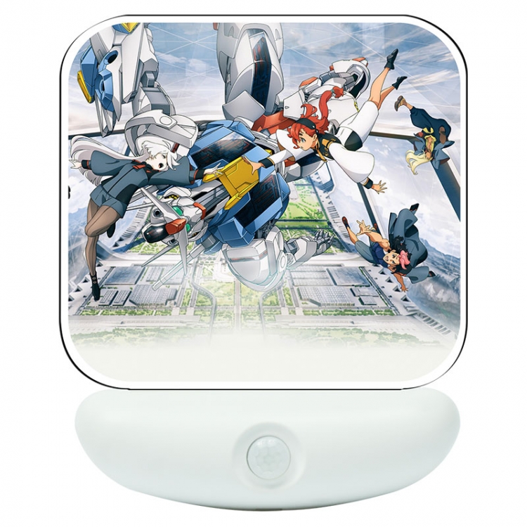 Gundam Cartoon charging induction night light box package 12X8cm