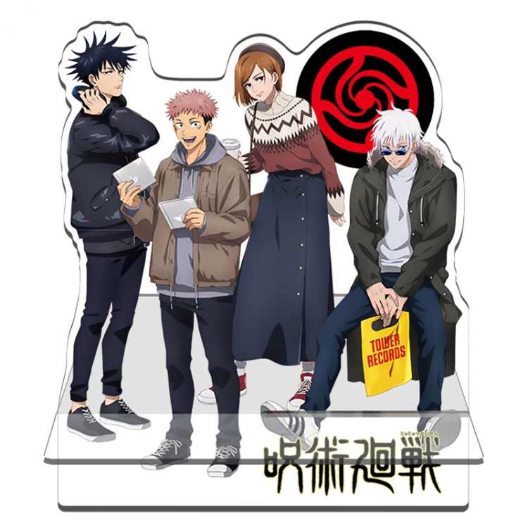 Jujutsu Kaisen Anime Acrylic special-shaped Mobile phone holder Standing Plates 11x13cm