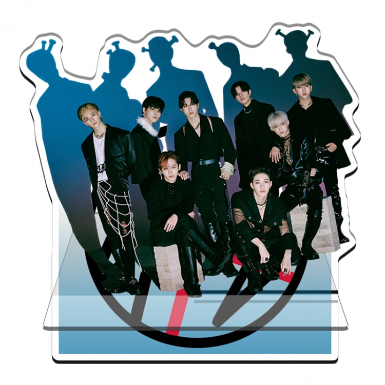 Stray-Kids Acrylic special-shaped Mobile phone holder Standing Plates 11x13cm