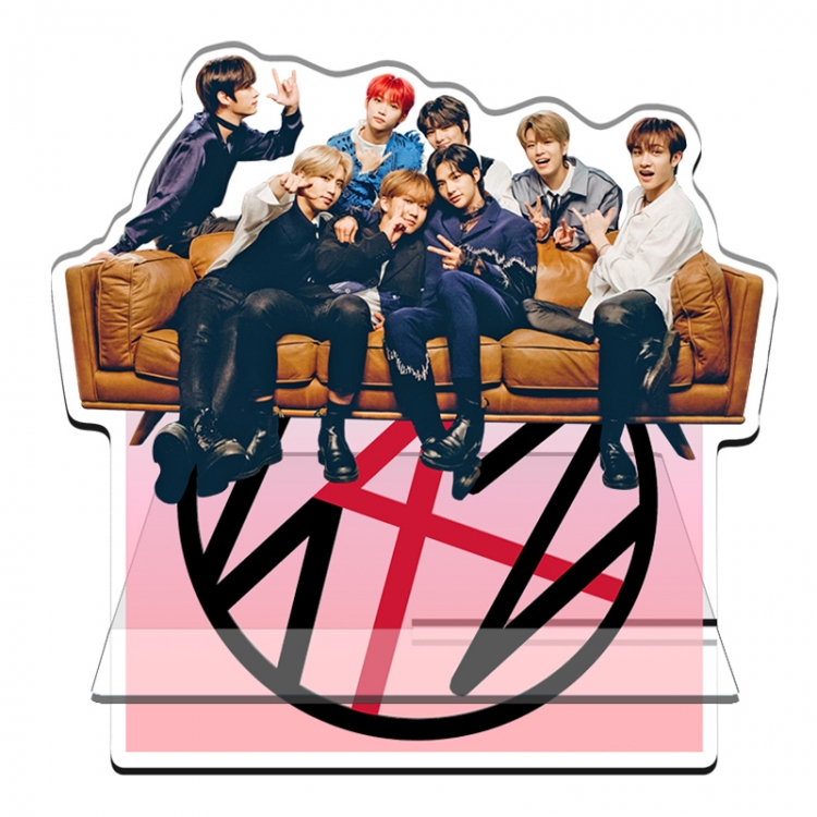 Stray-Kids Acrylic special-shaped Mobile phone holder Standing Plates 11x13cm