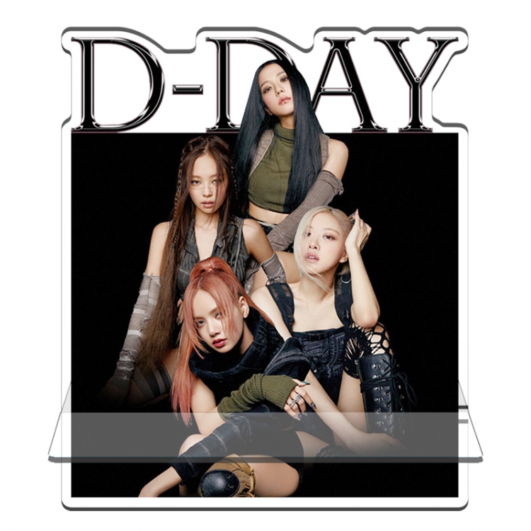 BLACKPINK Acrylic special-shaped Mobile phone holder Standing Plates 11x13cm