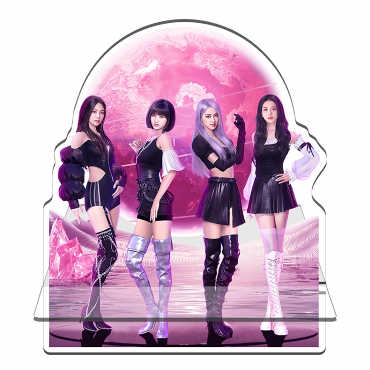 BLACKPINK Acrylic special-shaped Mobile phone holder Standing Plates 11x13cm