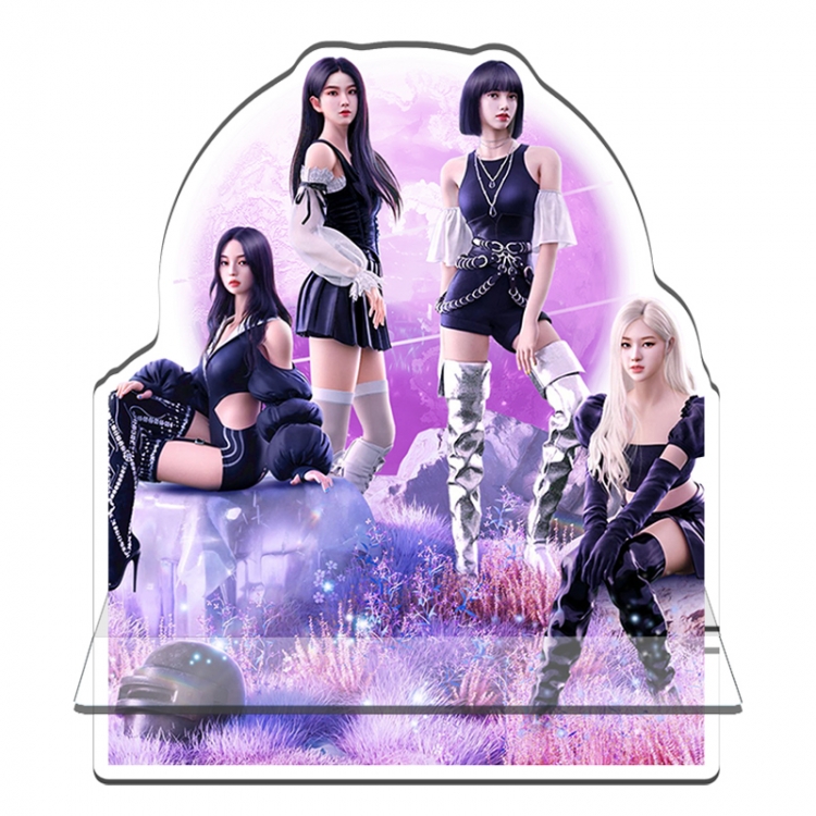 BLACKPINK Acrylic special-shaped Mobile phone holder Standing Plates 11x13cm