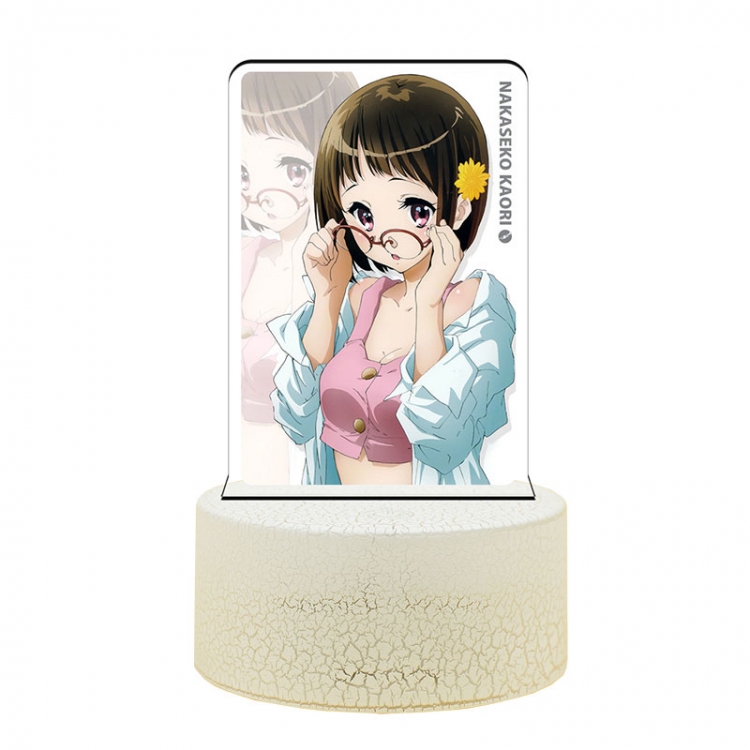 Hibike! Euphonium Acrylic night light 16 kinds of color changing USB interface box 14X7X4CM white base