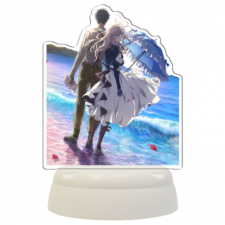 Violet Evergarden Anime Acrylic 3D night light Bluetooth speaker 124x124x193mm