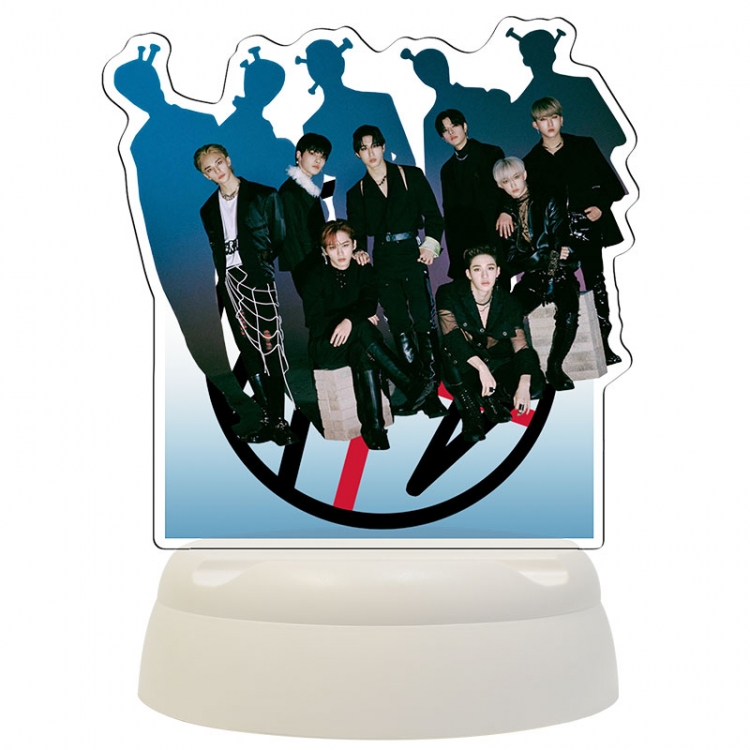 Stray Kids Acrylic 3D night light Bluetooth speaker 124x124x193mm
