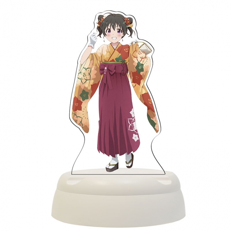 Encouragement of Climb Anime Acrylic 3D night light Bluetooth speaker 124x124x193mm