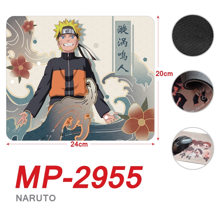 Naruto Anime Full Color Printing Mouse Pad Unlocked 20X24cm price for 5 pcs MP-2955A