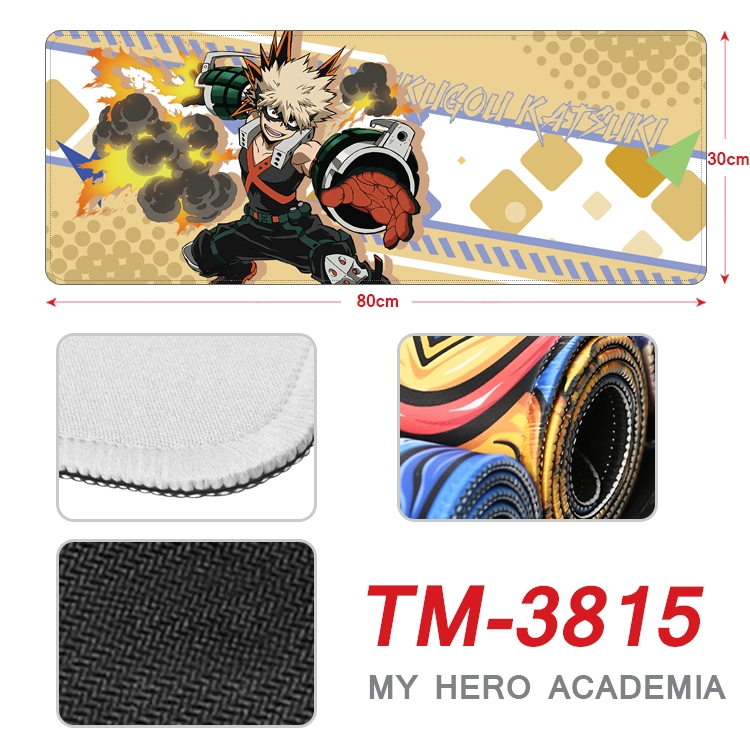 My Hero Academia Anime peripheral new lock edge mouse pad 30X80cm  TM-3815A