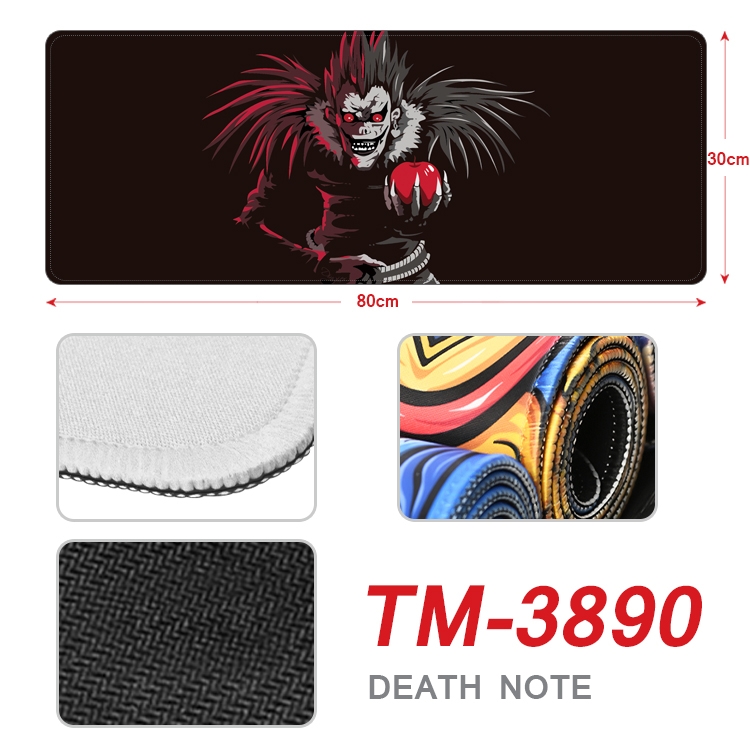 Death note Anime peripheral new lock edge mouse pad 30X80cm TM-3890A
