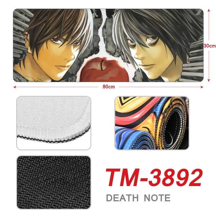 Death note Anime peripheral new lock edge mouse pad 30X80cm  TM-3892A