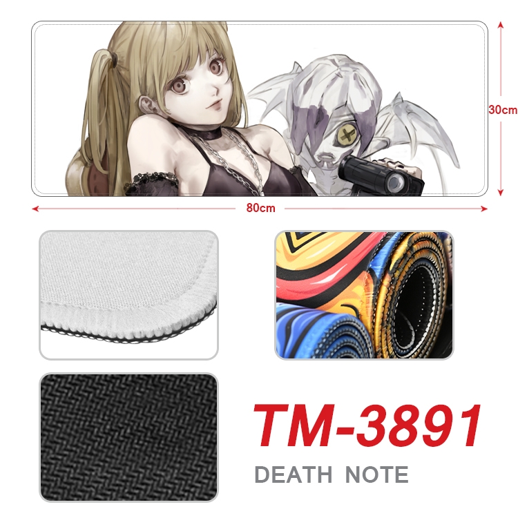 Death note Anime peripheral new lock edge mouse pad 30X80cm TM-3891A