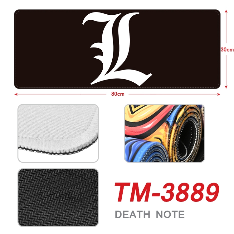 Death note Anime peripheral new lock edge mouse pad 30X80cm TM-3889A