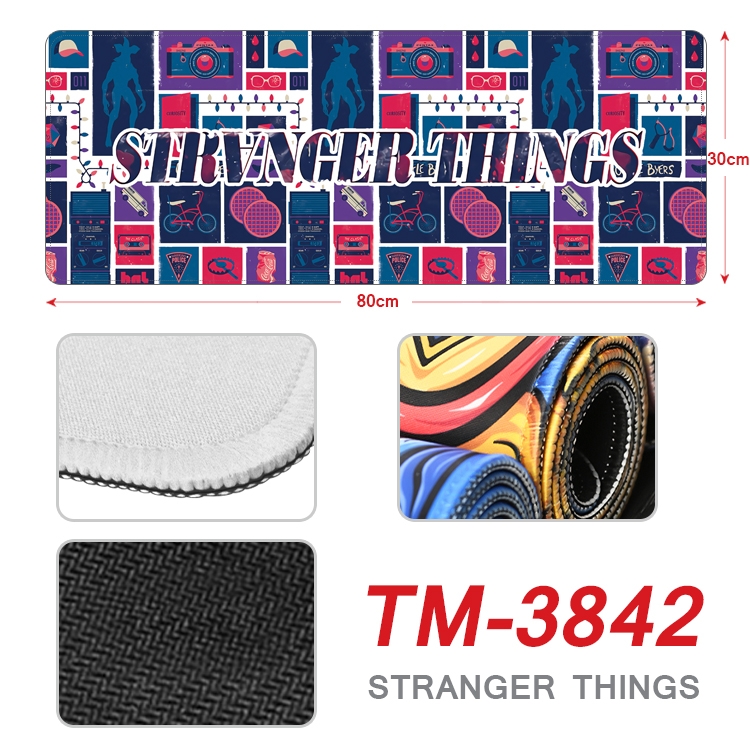 Stranger Things Anime peripheral new lock edge mouse pad 30X80cm TM-3842A