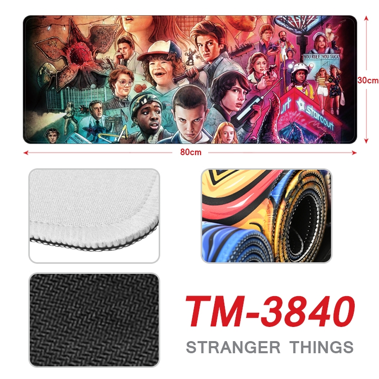 Stranger Things Anime peripheral new lock edge mouse pad 30X80cm TM-3840A