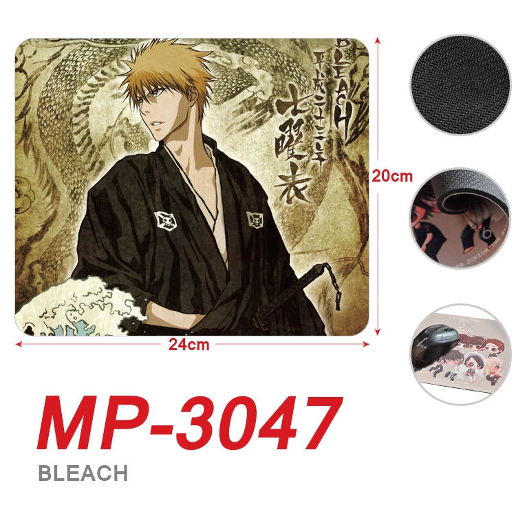 Bleach Anime Full Color Printing Mouse Pad Unlocked 20X24cm price for 5 pcs MP-3047A