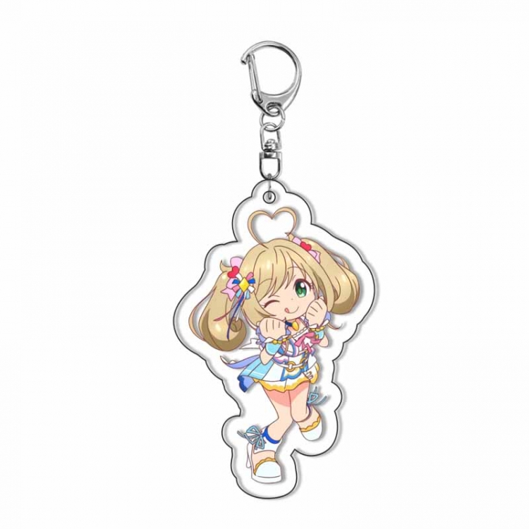 The Idol Master Anime Acrylic Keychain Charm price for 5 pcs 9145