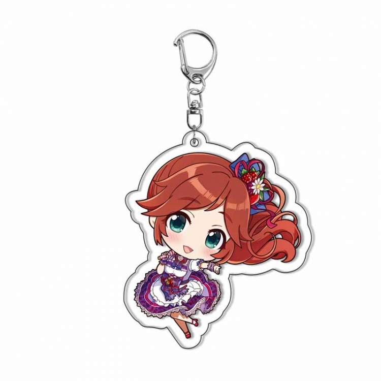 The Idol Master Anime Acrylic Keychain Charm price for 5 pcs 9157