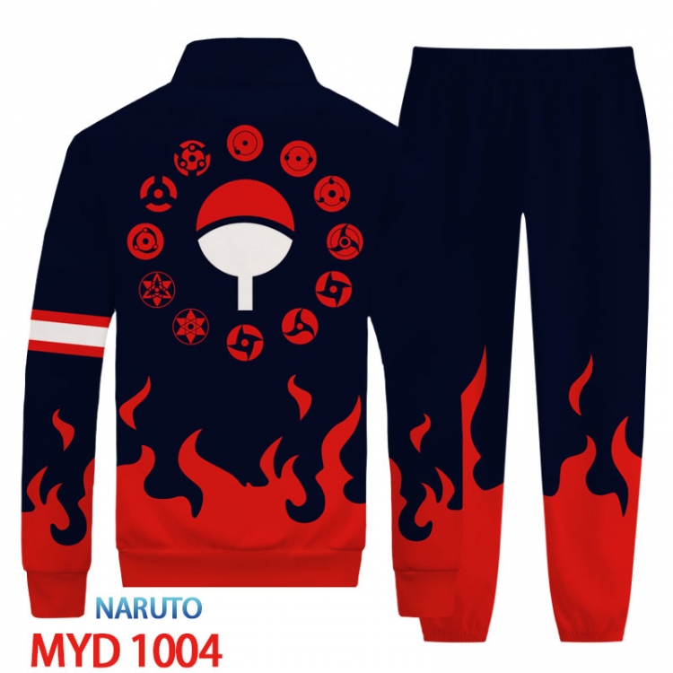 Naruto Anime peripheral long sleeved sweater sports suit from XS to 4XL MYD-1004