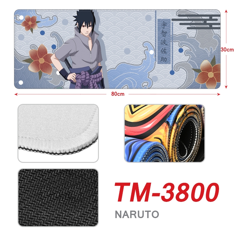 Naruto Anime peripheral new lock edge mouse pad 80X30cm TM-3800A