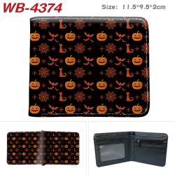 Halloween color PU leather fol...