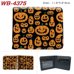 Halloween color PU leather fol...