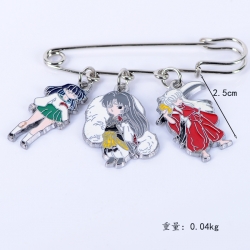 Inuyasha Anime metal brooch ba...