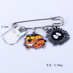 TOTORO Anime metal brooch bag ...