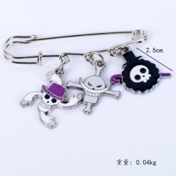 One Piece Anime metal brooch b...