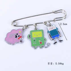 Explorer Anime metal brooch ba...