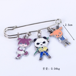 BEASTARS Anime metal brooch ba...