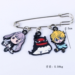 Black clover Anime metal brooc...
