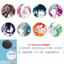 Chainsaw man Anime round Badge...