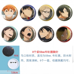 Haikyuu!! Anime round Badge cl...