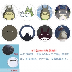 TOTORO Anime round Badge cloth...