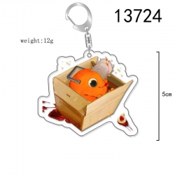 Chainsaw man Anime Acrylic Key...