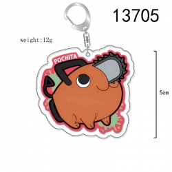 Chainsaw man Anime Acrylic Key...