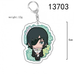 Chainsaw man Anime Acrylic Key...