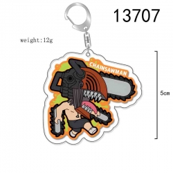 Chainsaw man Anime Acrylic Key...