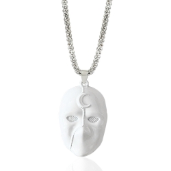 Moon Knight  White mask neckla...