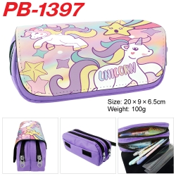 Unicorn Cartoon double-layer z...