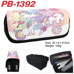 Unicorn Cartoon double-layer z...