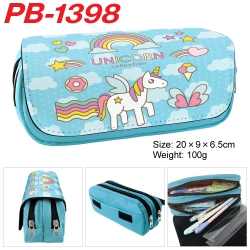 Unicorn Cartoon double-layer z...